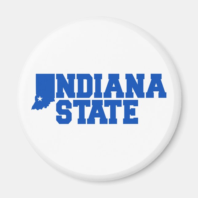 Indiana-Staat-Logo Magnet (Vorne)