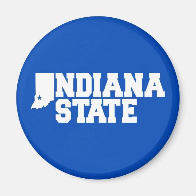 Indiana-Staat-Logo Magnet (Vorne)