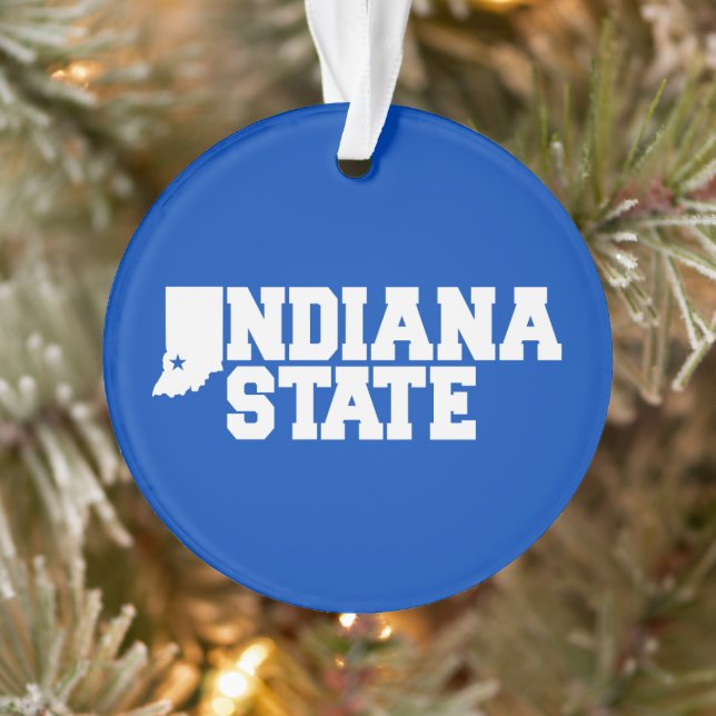 Indiana-Staat-Logo Ornament (Baum)