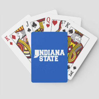Indiana-Staat-Logo Spielkarten