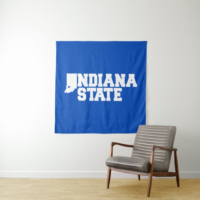 Indiana-Staat-Logo Wandteppich (Beispiel)