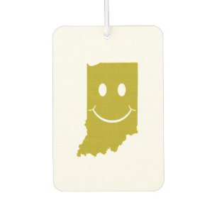 Indiana-Staat-Shape-Gesichter Autolufterfrischer