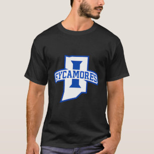 Indiana Staat Sycamores Verlassen Brustsymbol T-Shirt