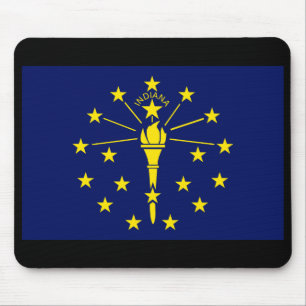 Indiana-Staats-Flagge Mousepad