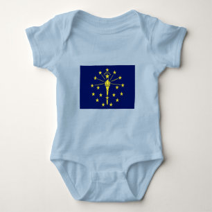 Indiana-Staatsflagge Baby Strampler