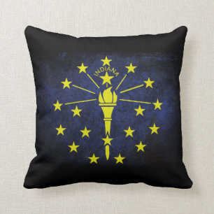 Indiana-Staatsflagge Kissen