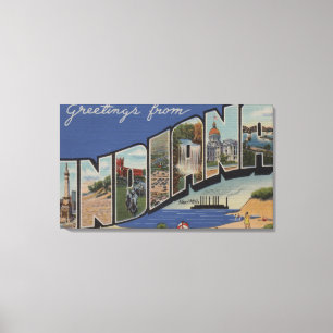 Indiana (Stahlwerke/Sanddünen) Leinwanddruck