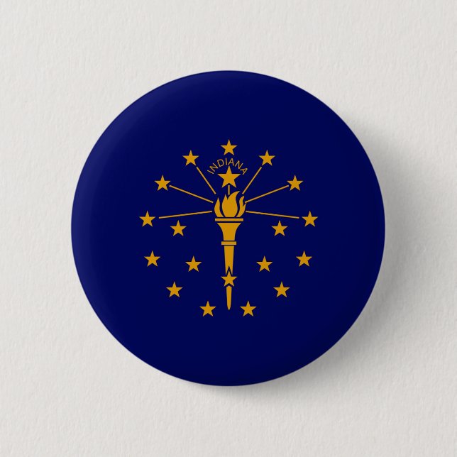 Indiana State Flag Design Button (Vorderseite)