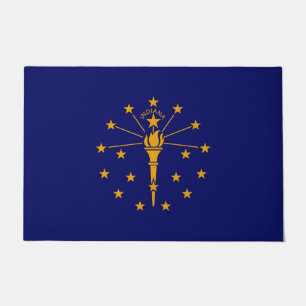 Indiana State Flag Design Fußmatte