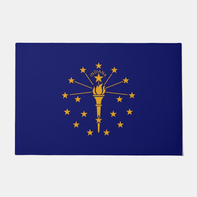 Indiana State Flag Design Fußmatte (Vorderseite)