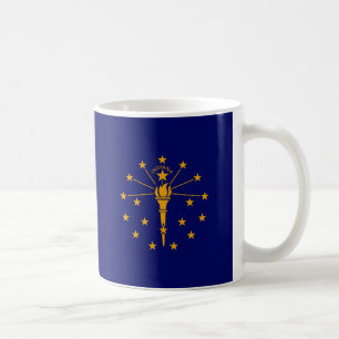 Indiana State Flag Design Kaffeetasse