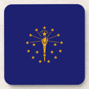 Indiana State Flag Design Untersetzer