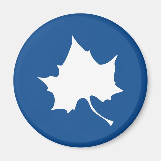 Indiana State Leaf Magnet (Vorne)