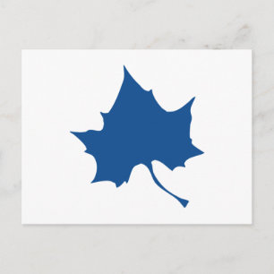 Indiana State Leaf Postkarte
