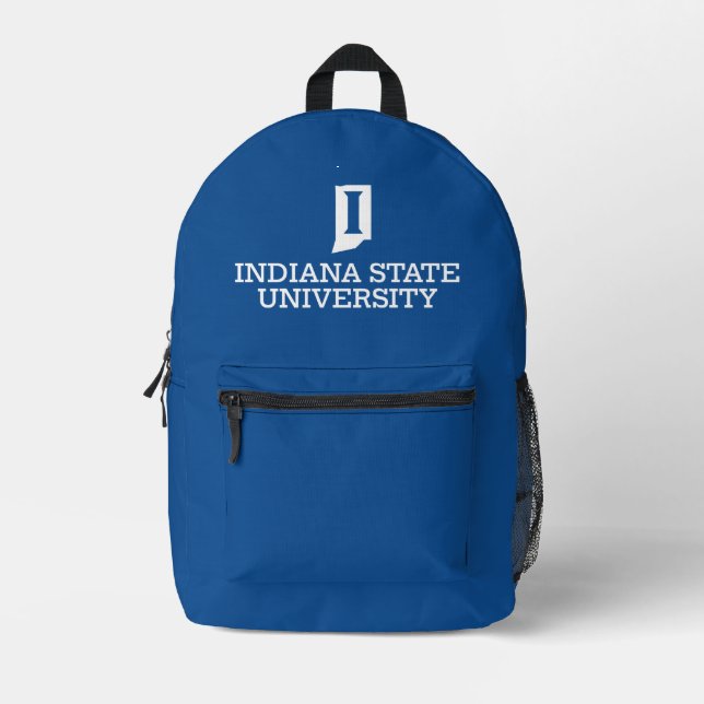 Indiana State University Bedruckter Rucksack (Vorderseite)