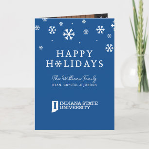 Indiana State University Feiertag Feiertagskarte