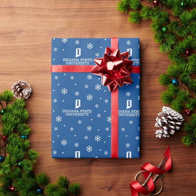Indiana State University Feiertag Geschenkpapier (Feiertagsgeschenk)