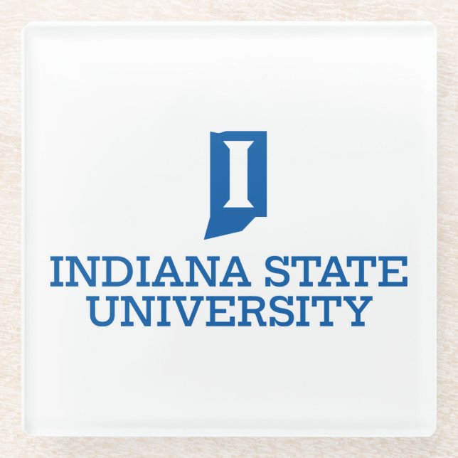 Indiana State University Glasuntersetzer (Vorderseite)