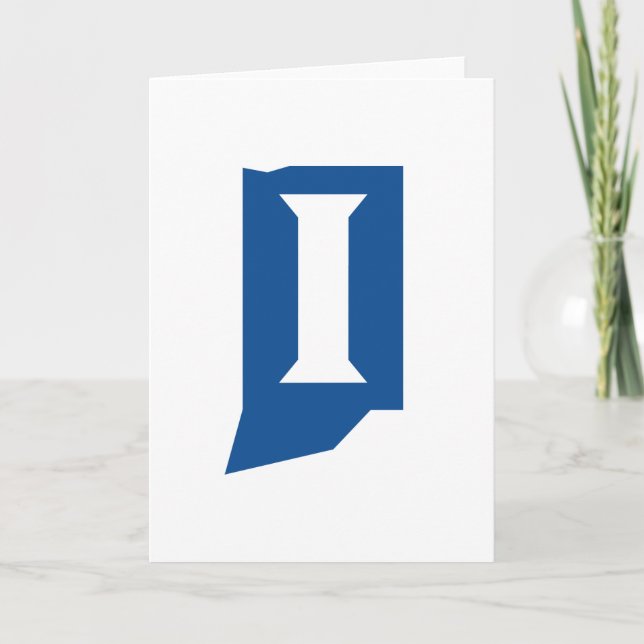 Indiana State University Karte (Vorderseite)