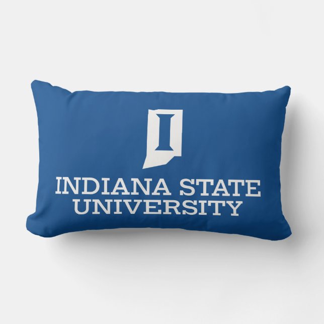 Indiana State University Lendenkissen (Vorderseite)