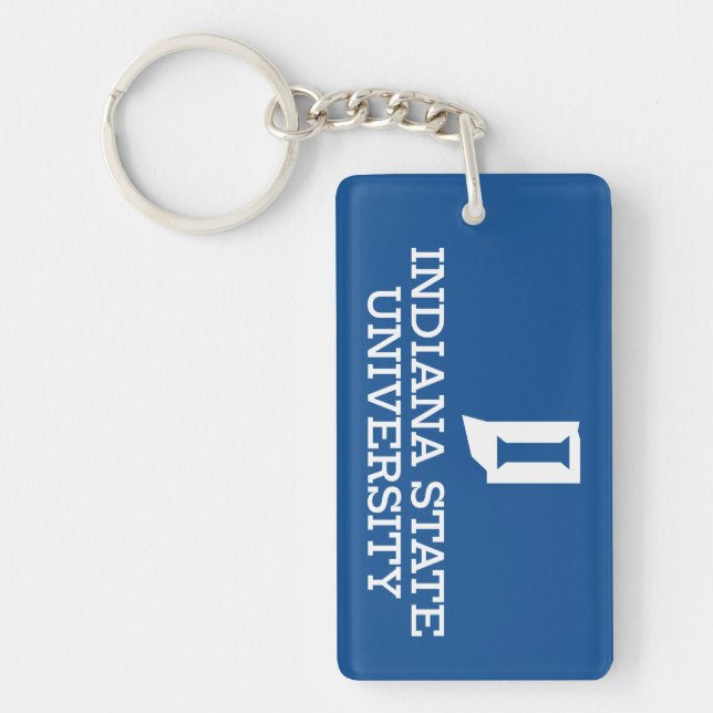 Indiana State University Schlüsselanhänger (Vorderseite)