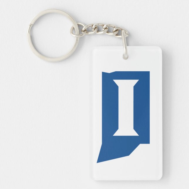 Indiana State University Schlüsselanhänger (Vorderseite)