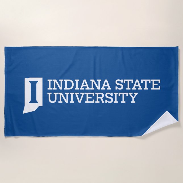 Indiana State University Strandtuch (Vorderseite)