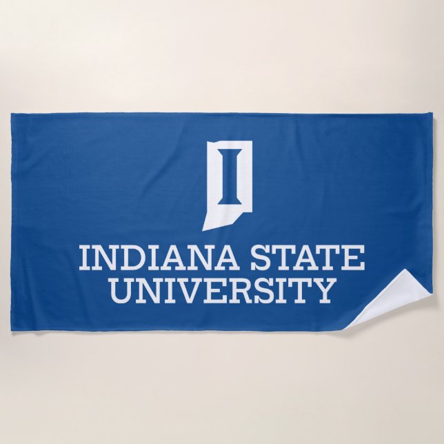 Indiana State University Strandtuch (Vorderseite)