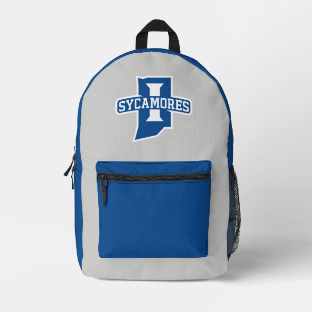 Indiana State University Sycamores Bedruckter Rucksack (Vorderseite)