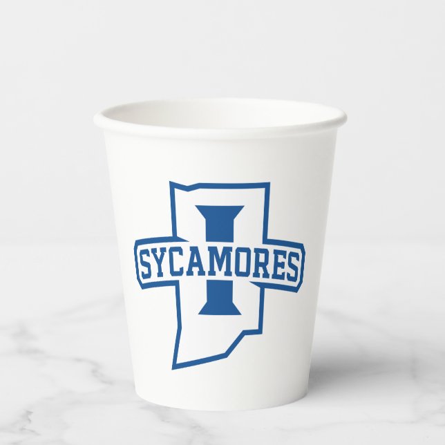 Indiana State University Sycamores Pappbecher (Vorderseite)