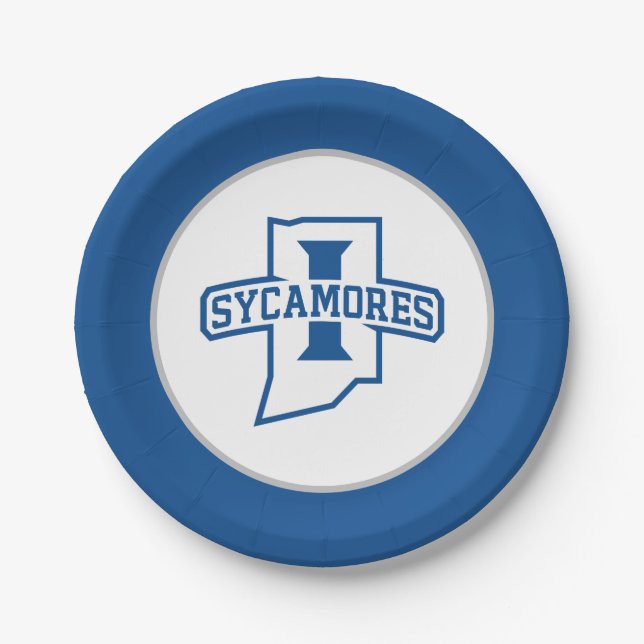Indiana State University Sycamores Pappteller (Vorderseite)