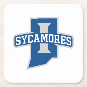 Indiana State University Sycamores Rechteckiger Pappuntersetzer