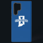 Indiana State University Sycamores Samsung Galaxy Hülle<br><div class="desc">Step up your game day swagger and show the world your undeniable school pride with this official Indiana State University branding! Whether you are a dedicated student dominating your classes, a proud alumni representing your Terre Haute roots, or a die-hard fan cheering on the Sycamores from the stands, this authentic...</div>