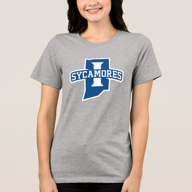 Indiana State University Sycamores Tri-Blend Shirt (Vorderseite)