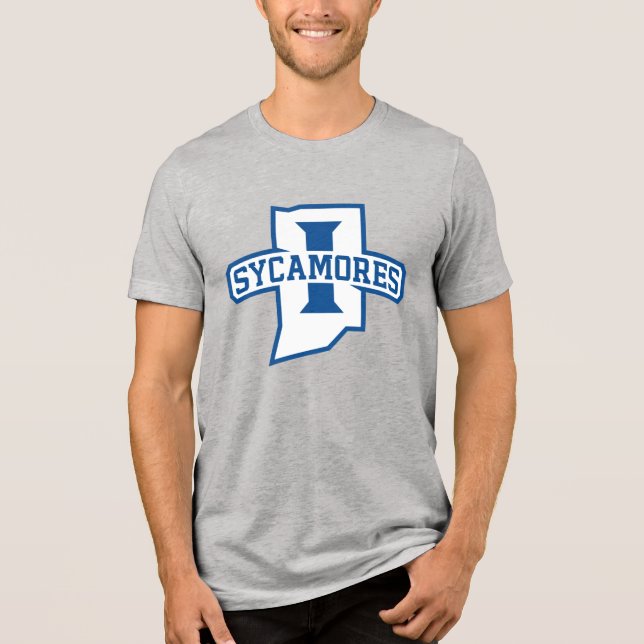 Indiana State University Sycamores Tri-Blend Shirt (Vorderseite)