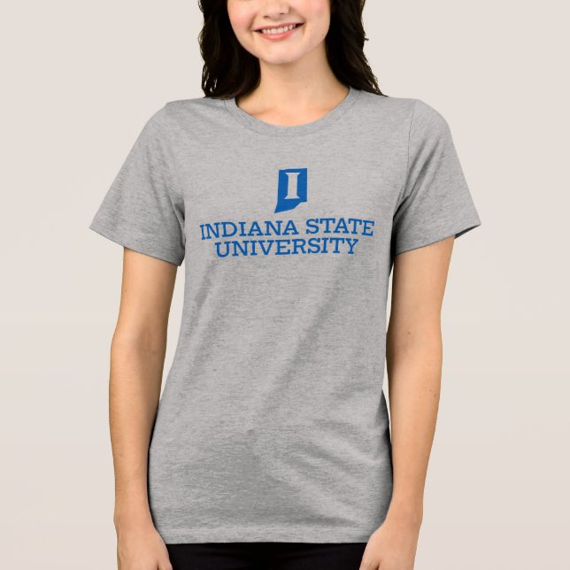 Indiana State University Tri-Blend Shirt (Vorderseite)
