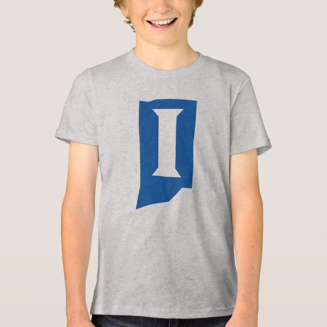 Indiana State University Tri-Blend Shirt (Vorderseite)