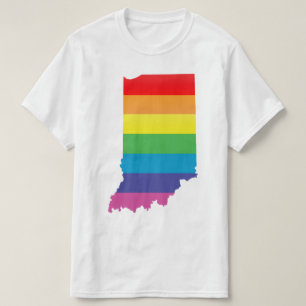Indiana-Stolz. gestreift T-Shirt