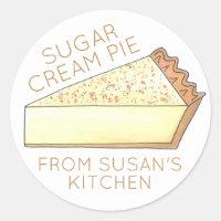 Indiana Sugar Cream Pie hausgemachte Backwaren von