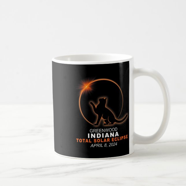 Indiana Total Solar Eclipse 2024 1 Kaffeetasse (Rechts)