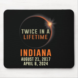 Indiana Total Solar Eclipse zweimal im Leben 20 Mousepad