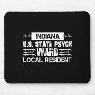 Indiana U.s Inmate Psych Ward Landkreis Staat Jail Mousepad