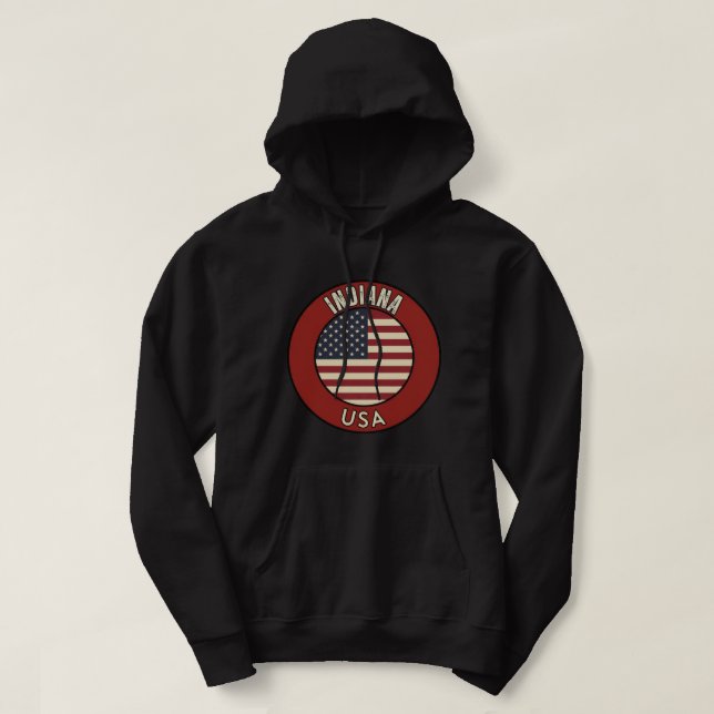 Indiana United States of America  Hoodie (Design vorne)