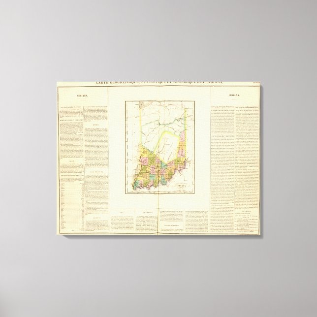 Indiana US Leinwanddruck (Vorderseite)