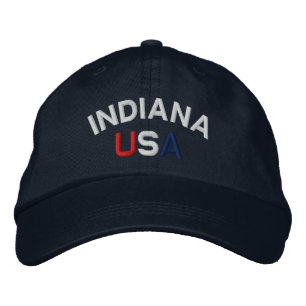 Indiana USA bestickter Navy-Hat Bestickte Kappe