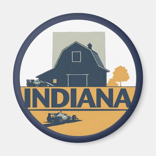 Indiana USA Magnet (Vorne)