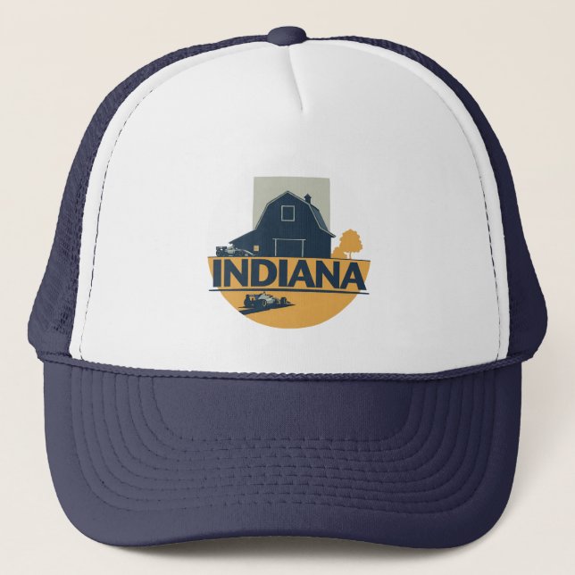 Indiana USA Truckerkappe (Vorderseite)