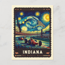 Indiana | Vincent Van Gogh Inspiriert Postkarte