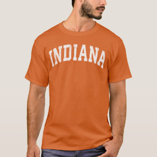 Indiana Vintage Varsity Sportset Freunde T-Shirt