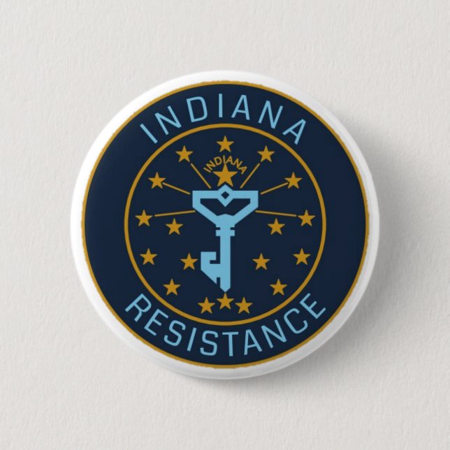 Indiana-Widerstand-Button Button (Vorderseite)